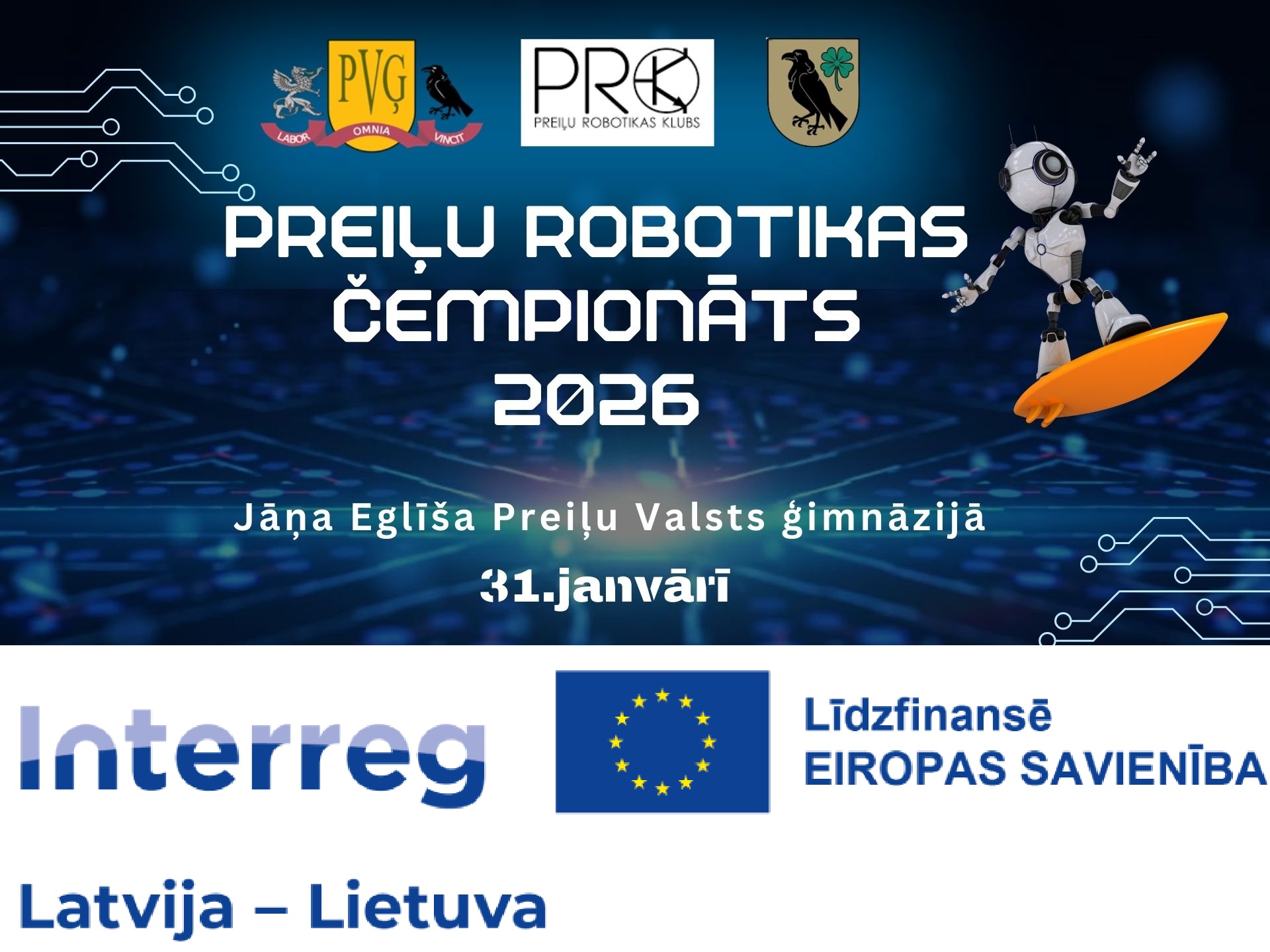 Preiļu robotikas čempionāts 2026