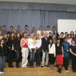 2008. gads 25. septembris. Preiïu Valsts ìimnâzijâ projekts "Centrâlâs un Austrumu Eiropas valstis vçstures grieþos: 1918. - 2008.".
Lekcija "Somija un Baltijas valstis: kopîgs liktenis pie vienas jûras - atðíirîgas pieredzes".
Lektors - Latvijas bijuðais vçstnieks Somijâ Valdis Krastiòð.
Foto: Laila Bajâre (Valsts aìentûra "Tçvijas sargs")